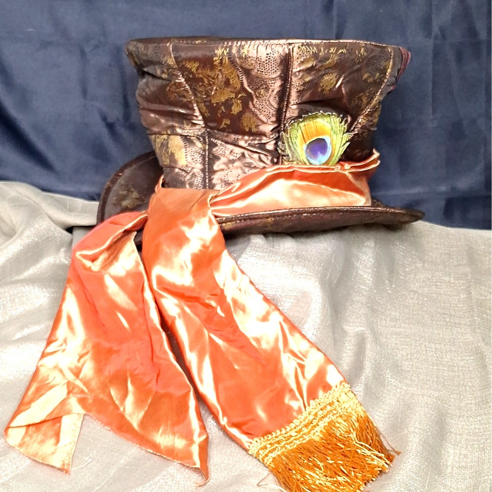 Disney Alice in Wonderland Mad Hatter Hat Elope Adjustable Adult Large Costume